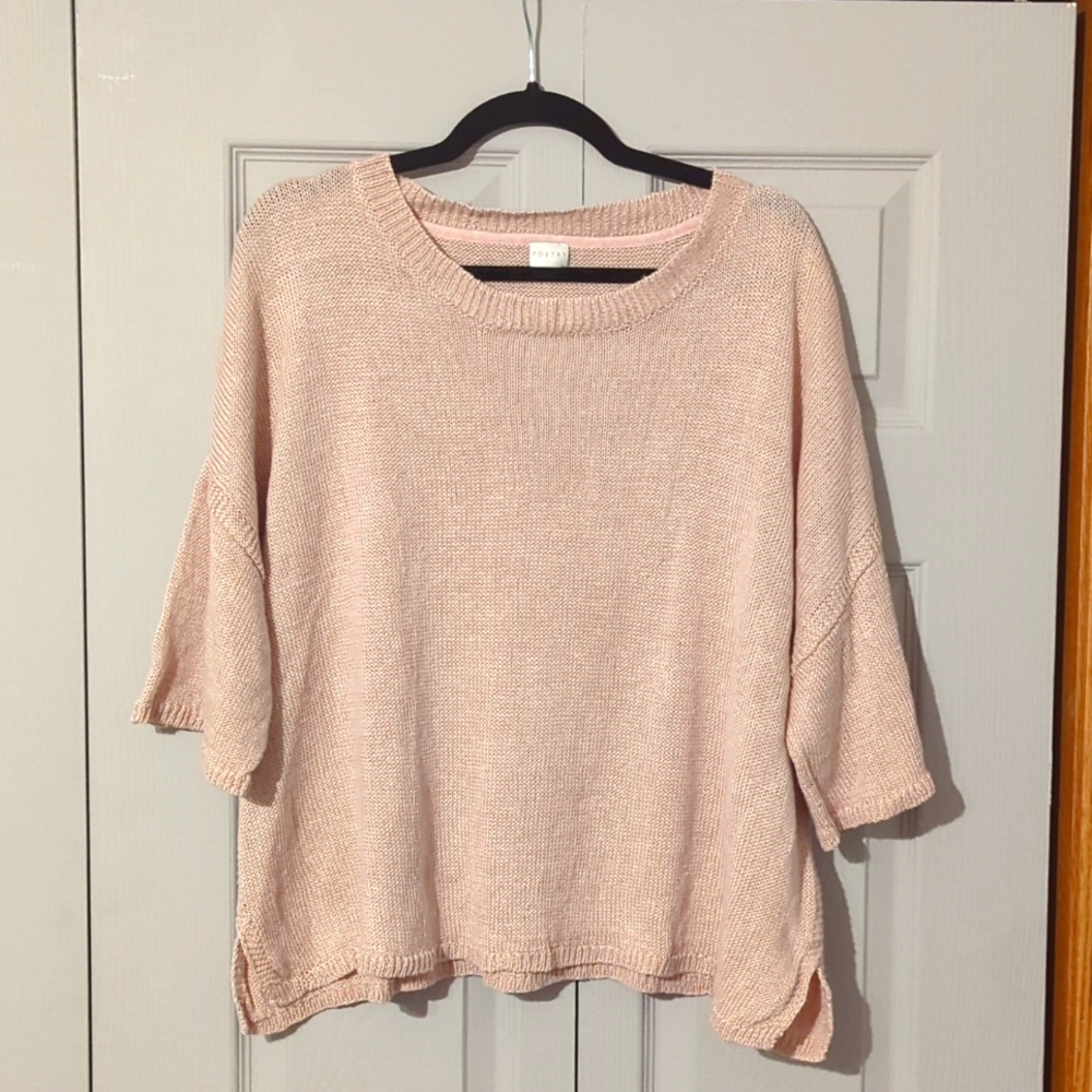 Poetry Loose Fit Linen Sweater sz 18